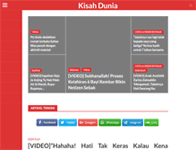 Tablet Screenshot of kisahdunia.com